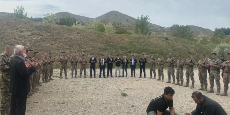 özel harekatçılar için uğurlama töreni