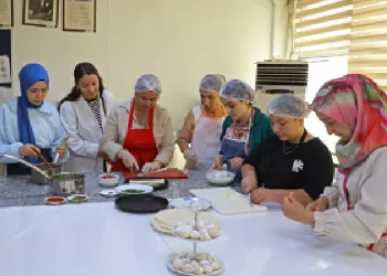 Gaziantep mutfağını ATASEM’de öğreniyorlar