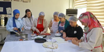 Gaziantep mutfağını ATASEM’de öğreniyorlar