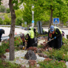 Elazığ’da yeşil alanlarda bahar temizliği