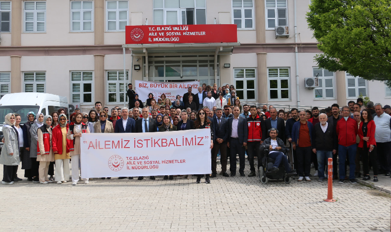 Elazığ'da 'Aile Haftası' farkındalık yürüyüşü