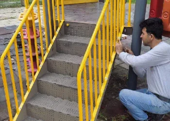 Gölbaşı’nda parkların bakımı yapılıyor