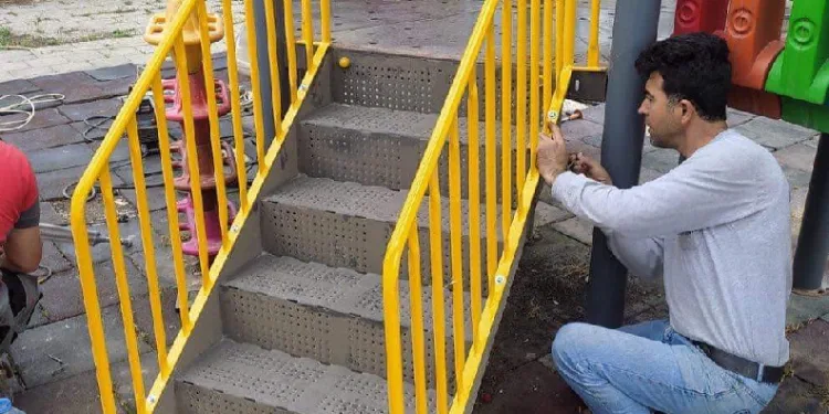 Gölbaşı’nda parkların bakımı yapılıyor
