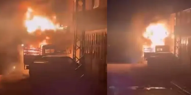 Elazığ’da korkutan yangın