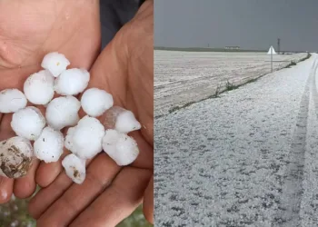 Yunak ve Çeltik’te dolu yağışı etkili oldu