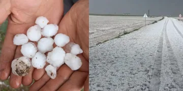 Yunak ve Çeltik’te dolu yağışı etkili oldu