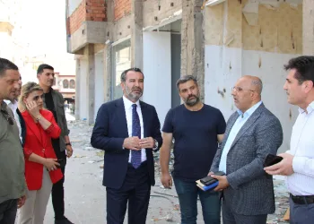 Başkan Şerifoğulları, incelemelerde bulundu