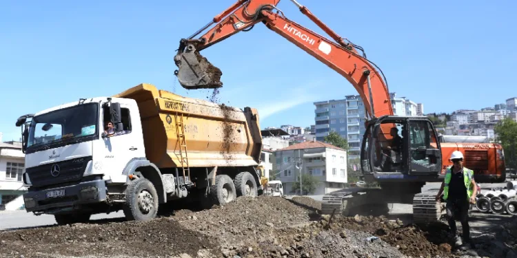 SASKİ’den Canik’e yağmur suyu hattı