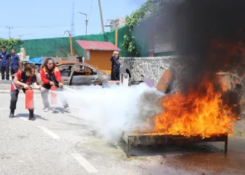 Ordu İtfaiyesi, geleceğin itfaiyecilerini yetiştiriyor