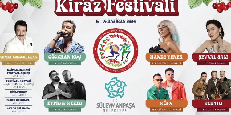 Kiraz Festivali sanatçıları belli oldu