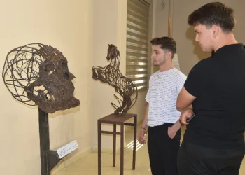 Hurda ve atık metaller sanata dönüştü