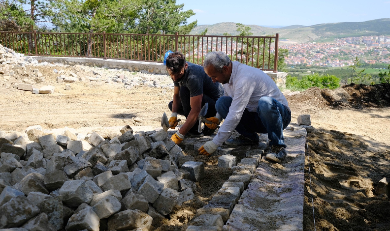 Tabiat parkının 2’nci etabı da tamamlanıyor