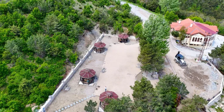 Tabiat parkının 2’nci etabı da tamamlanıyor