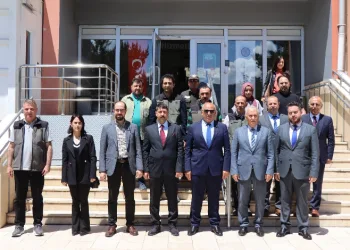 Erzurum'da orman zirvesinde buluştular