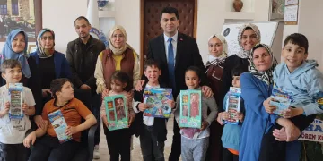 Samet Bahar, özel öğrencilerle bir araya geldi