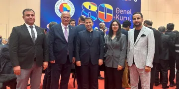 Kuzu, TOBB törenine katıldı