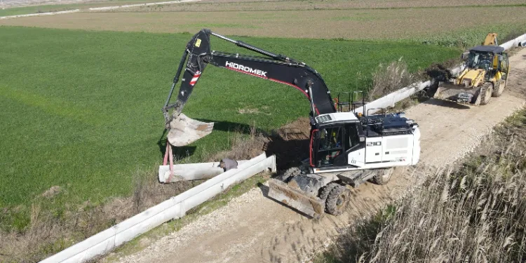 Dalama Sulama Kanalı’nda yüzde 60 fiziki gerçekleşme sağlandı