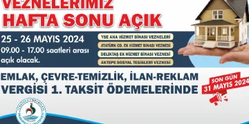 Vezneler hafta sonu açık olacak