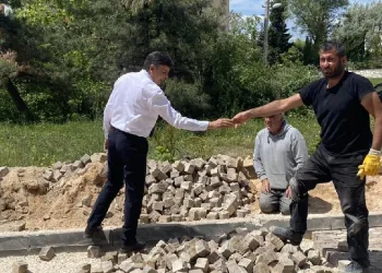 Başkan Durgut saha çalışmalarını inceledi