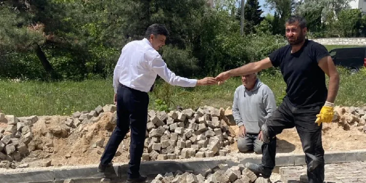 Başkan Durgut saha çalışmalarını inceledi