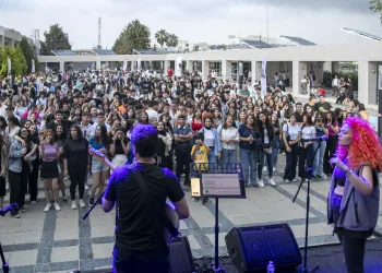 Mersinli gençler sınav stresini konserle attı