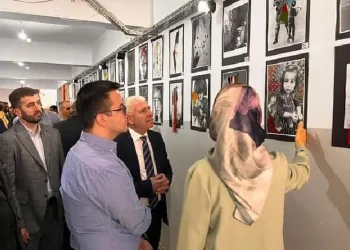 Çermik’te Filistin temalı sergi açıldı
