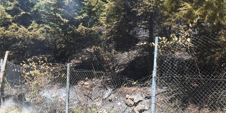 Yangın vatandaşları sokağa döktü