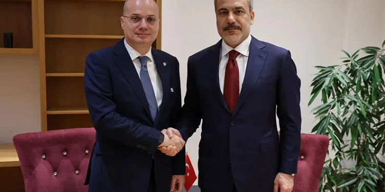 Bakan Fidan, Arnavutluk Dışişleri Bakanı Hasani ile görüştü