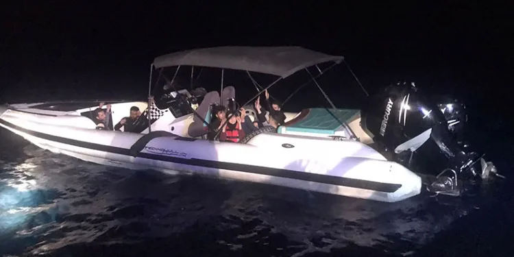 Bodrum’da 9 düzensiz göçmen yakalandı