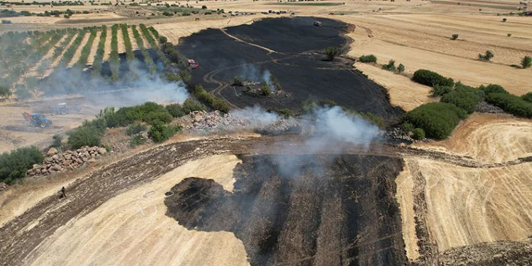 Kula’da yangınlar devam ediyor