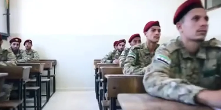 Suriye Milli Ordusu’nun Harp Okulu açıldı