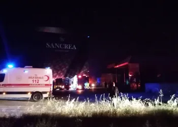 İnegöl’de sandalye fabrikasında yangın