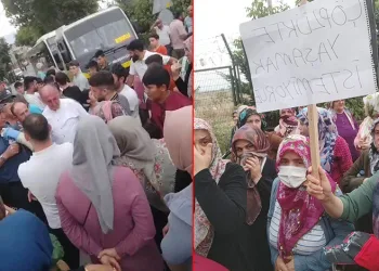 Bursa’da 9 mahallenin ortasında kalan çöplük için eylem