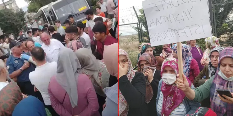 Bursa’da 9 mahallenin ortasında kalan çöplük için eylem