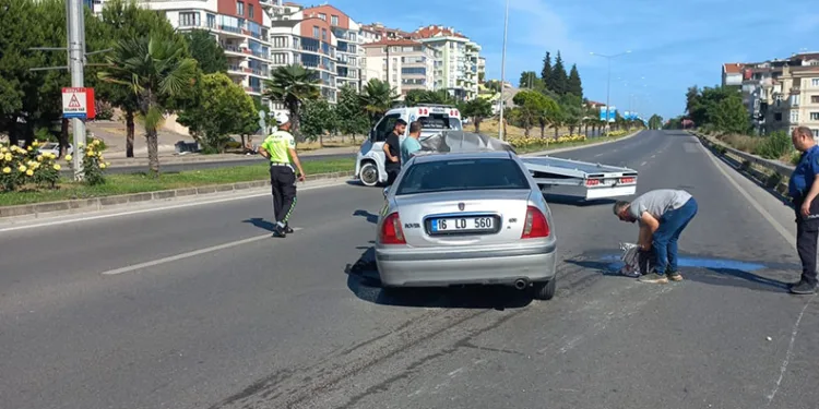 Bursa’da otomobil takla attı: 3 yaralı