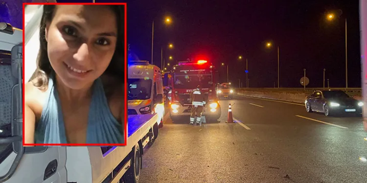 Otomobil kamyona çarptı, genç kadın hayatını kaybetti