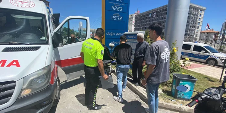 Elazığ’da trafik kazası : 1 yaralı