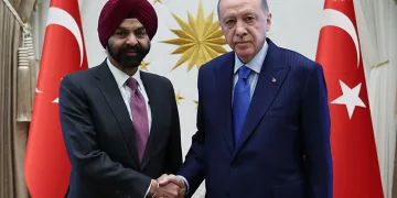Cumhurbaşkanı Erdoğan, Dünya Bankası Başkanı Banga’yı kabul etti