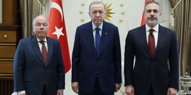 Erdoğan, Brezilya Dışişleri Bakanı Vieira’yı kabul etti