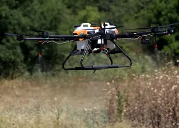 Bursa’da haşerelere karşı dronlu mücadele