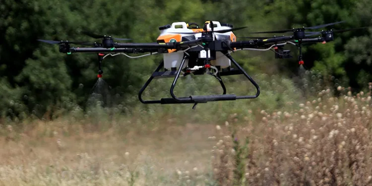 Bursa’da haşerelere karşı dronlu mücadele