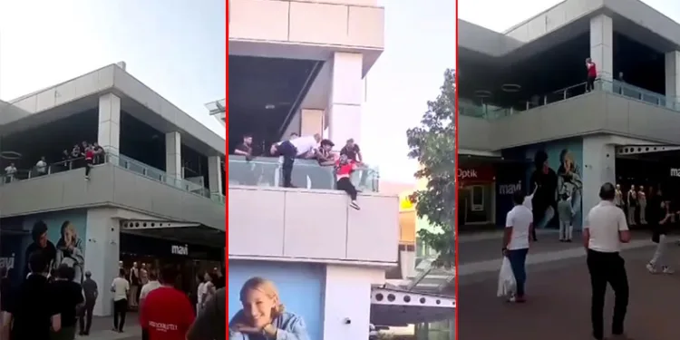 Bursa İnegöl AVM’de intihar girişimi