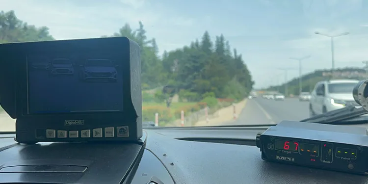 Bursa’da radarla hız denetimi