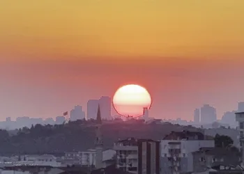 İstanbul’da gün batımı manzarası