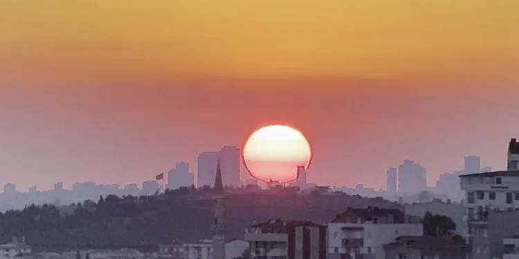 İstanbul’da gün batımı manzarası