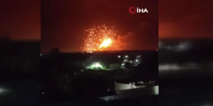 Çad’da askeri mühimmat deposunda yangın