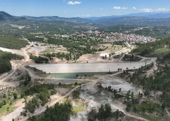 Kocadere Göleti’nde çalışmalar sürüyor