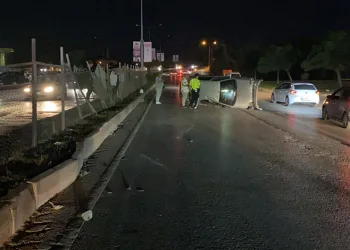 Bursa’da otomobil takla attı: Karı-koca yaralandı
