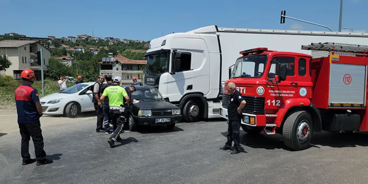 Ereğli’de trafik kazası: 8 yaşındaki çocuk yaralandı