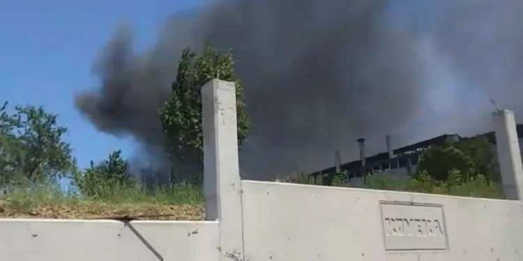 Tekirdağ’da fabrika yangını